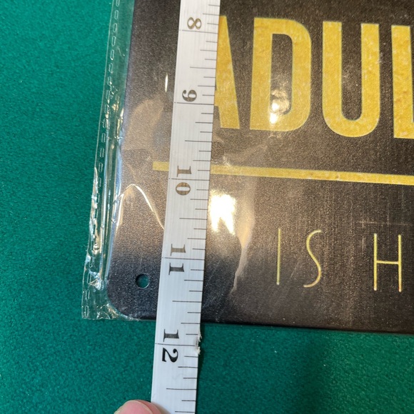 Novelty Sign Coffee because Adulting is Hard Sign Man Cave Fun New - Picture 2 of 7